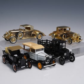 5pc Chevy and Ford Die-Cast Toy Model Cars