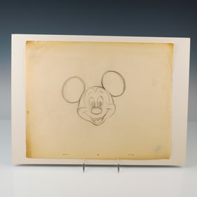 Original Walt Disney Mickey Mouse Graphite Drawing