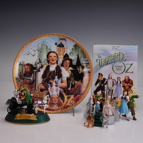 7pc Wizard of Oz DVD, Ornaments, and Wall Plate