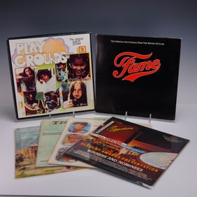 6pc Movie and TV Soundtrack Vinyl Records