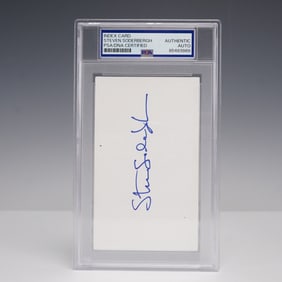 Steven Soderbergh Signed Card - PSA/DNA Certified - Oscar-Winning Director