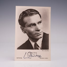 Sir Laurence Olivier Signed Photo PSA COA Shakespeare Hollywood
