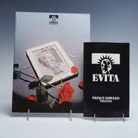2pc Evita Theatre Programs, Prince Edward Theatre
