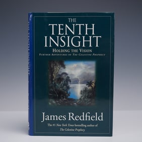 Signed First Edition James Redfield Book, The Tenth Insight