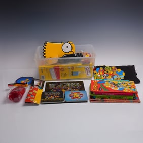 Collection of The Simpsons Memorabilia, Books & Collectibles