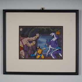 Marvel X-Men Limited Edition Animation Cel Serilitho with COA