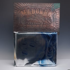 2pc Madonna SEX Book and Music Promo Sign Lot