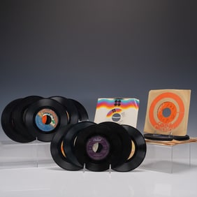 24pc Assorted 45 RPM Records, Including Motown & Capitol