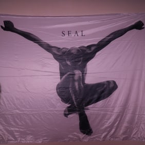 SEAL Monumental Fabric Banner of The Soul Legend by Nick Knight