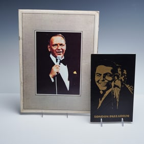 2pc Frank Sinatra Concert Souvenir Programs, 1970s