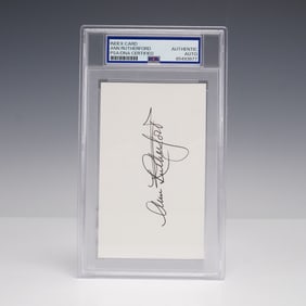 Ann Rutherford Signed Card - PSA/DNA Certified - Star of Gone with the Wind