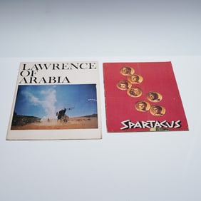2pc Movie Booklets Spartacus Lawrence of Arabia
