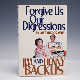 Signed First Edition Jim & Henny Backus, Forgive Us Our Digressions
