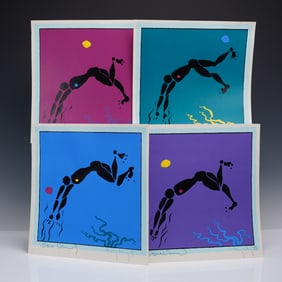 4pc Steve Winwood Arc of a Diver Tony Wright Prints