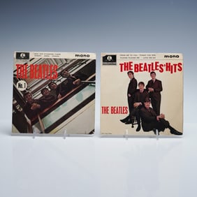 2pc Beatles Records Parlophone EPs 1963
