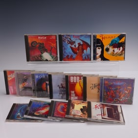15pc Classic Rock CD Lot Bob Seger Meat Loaf Journey Santana