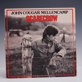 John Cougar Mellencamp LP Record - Scarecrow
