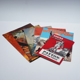 6pc Vintage War and History Movie Booklets Collection