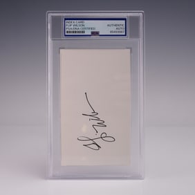 Flip Wilson Signed Card - PSA/DNA Certified: Comedian & TV Host