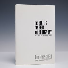 Signed Ken Mansfield Book, The Beatles, The Bible, and Bodega Bay
