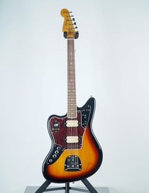Fender Jaguar Kurt Cobain Signature Left-Handed Electric Guitar-Case, Stand