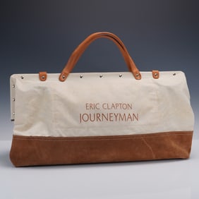 Eric Clapton Journeyman Promotional Canvas and Suede Duffle Bag