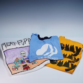 Group of 3 Band T-Shirts: The Strokes, The Who's Tommy & Meat Puppets