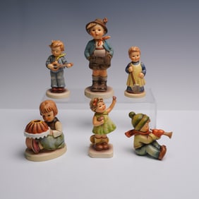 6pc Goebel Hummel Figurines Garden Treasures & More