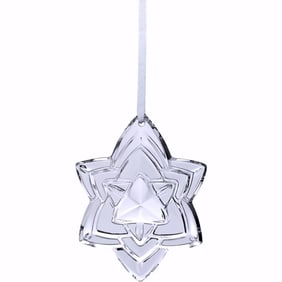 Baccarat Crystal Silver 2018 Christmas Tree Ornament, Sealed Box