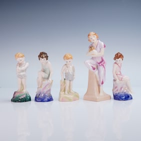5pc Royal Doulton Figurines, HN4247, HN4428, HN4429, HN4491, HN4492
