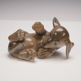 Royal Copenhagen Porcelain Figurine, Dachshund 1408