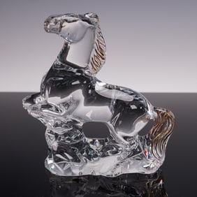 Baccarat Crystal Figurine, Zodiac Horse