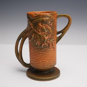 Roseville Pottery Brown Vase, Bushberry