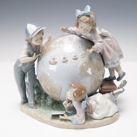 Lladro Porcelain Sculpture, Voyage of Columbus 01005847, Signed