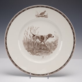 Wedgwood American Sporting Dog Plate, Pointer