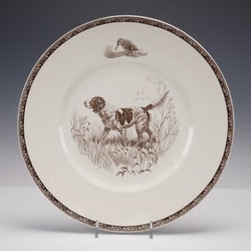 Wedgwood American Sporting Dog Plate, English Setter
