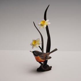 Royal Worcester David Fryer Figurine, American Robin