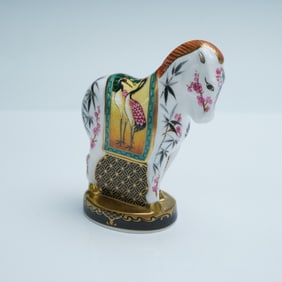 Royal Worcester Porcelain Candle Snuffer, Chinese Year of The Horse