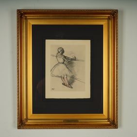 Edgar Degas (Aft.) Color Etching on Paper, Ballerina, The Danse Dessins