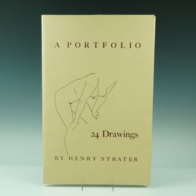 A Portfolio: 24 Drawings by Henry Strater, Signed & Dedicated