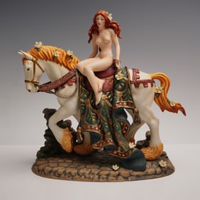 Bella Bisque Figurine, The Noble Collection, Lady Godiva