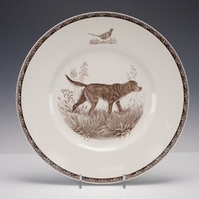 Wedgwood American Sporting Dog Plate, Gordon Setter