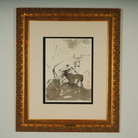 Salvador Dali, Mixed Media Lithograph on Paper w/ Authentication