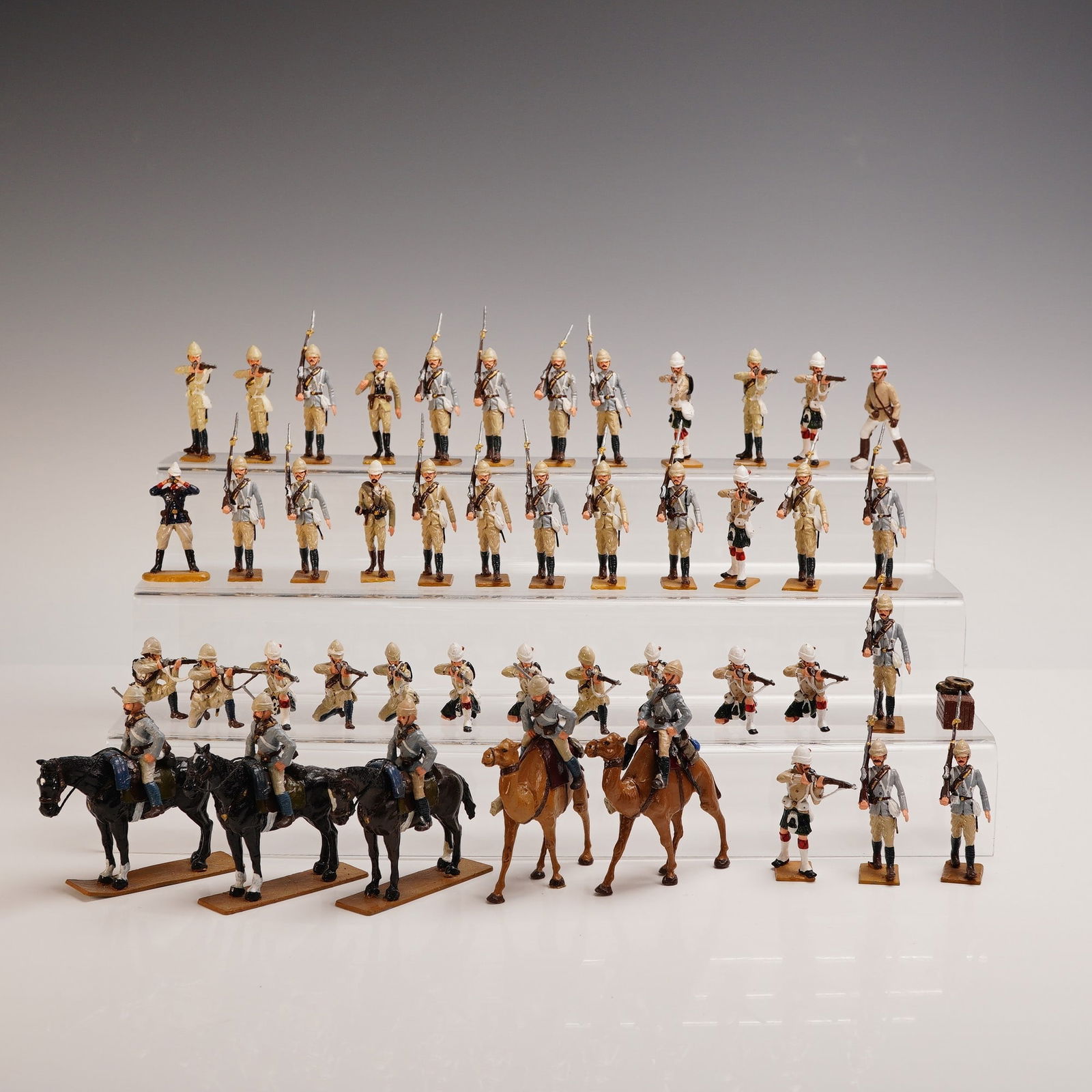 50pc British Colonial Infantry and Cavalry Figures (1 of 10)