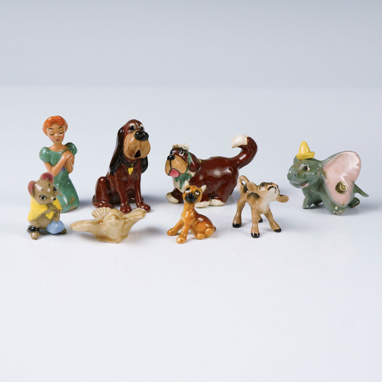 8pc Vintage Set of Wade Disney Figurines (1 of 7)