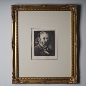 Paul Cezanne (Aft.) Heliogravure, Portrait de l'Artiste par Lui-Meme