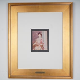 Pierre-Auguste Renoir (Aft.) Offset Lithograph, Portrait de Madame J. B.