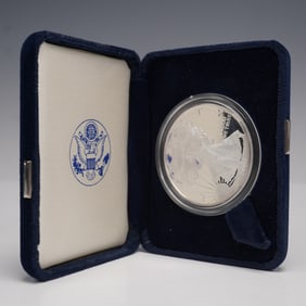2002-W U.S. 1oz Silver Eagle Proof Coin OGP