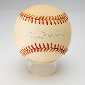 Billy Martin Signed Rawlings Baseball