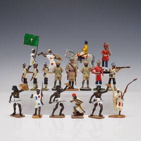 19pc Painted Military Soldier Figures